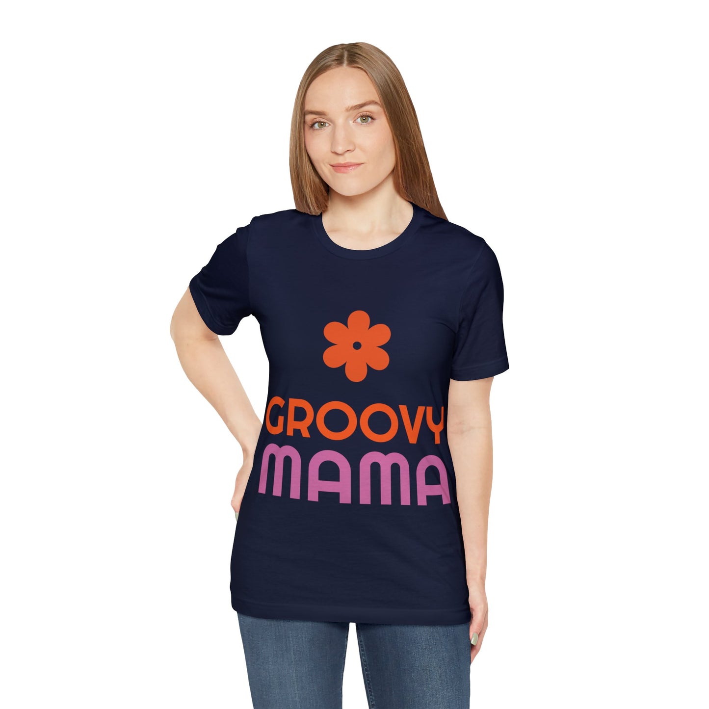 Unisex Jersey Short Sleeve Tee - Groovy Mama