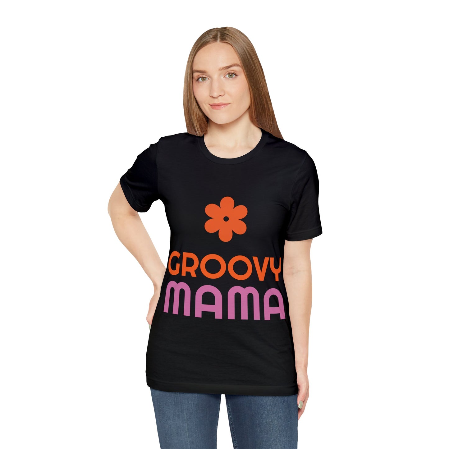 Unisex Jersey Short Sleeve Tee - Groovy Mama