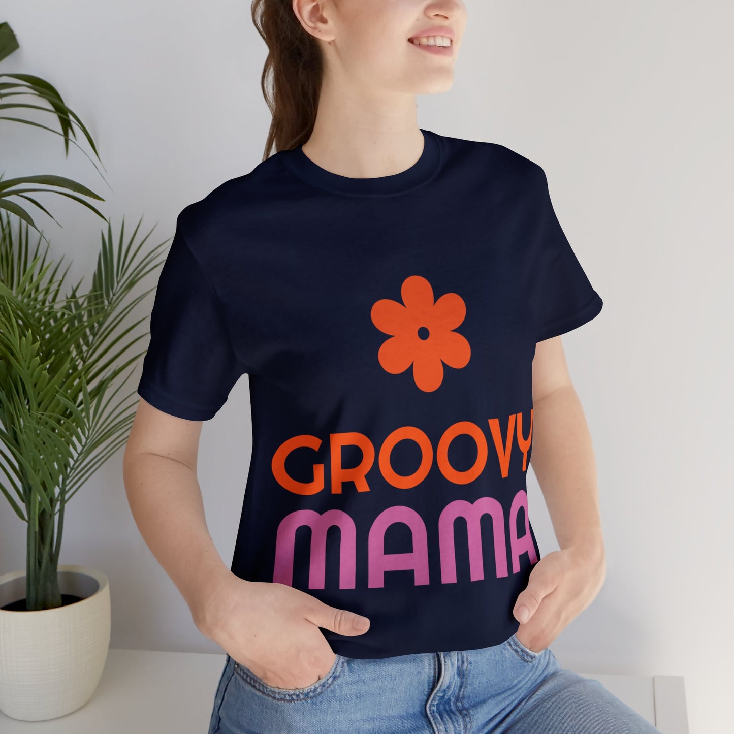 Unisex Jersey Short Sleeve Tee - Groovy Mama