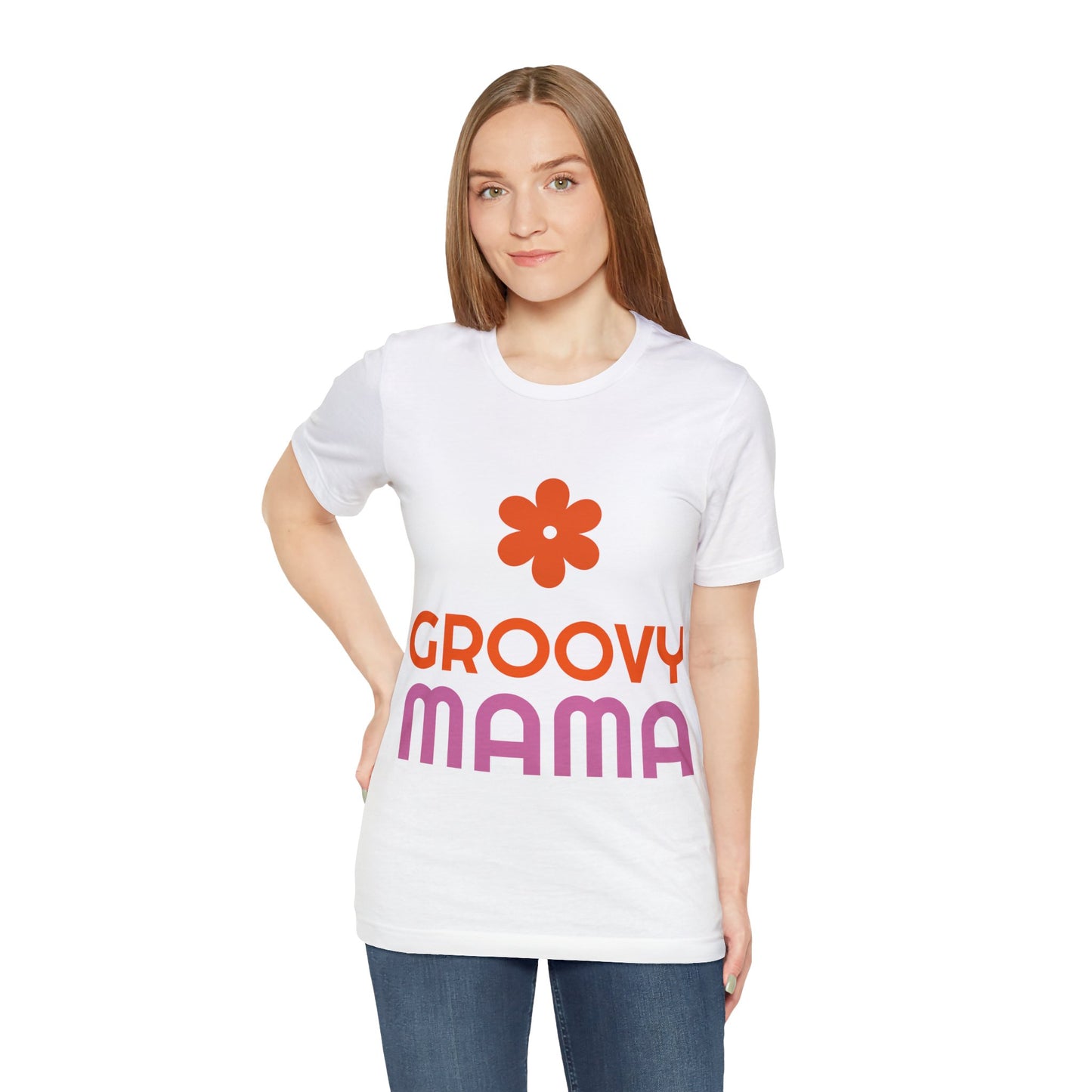 Unisex Jersey Short Sleeve Tee - Groovy Mama