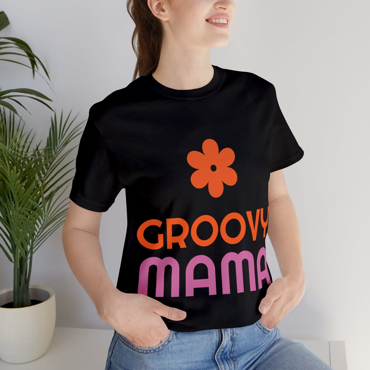 Unisex Jersey Short Sleeve Tee - Groovy Mama